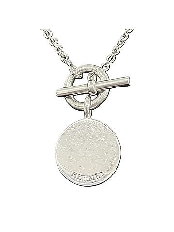 Hermès Hermes Sellier Necklace, 40cm, Sterling Silver 925 (view 2)