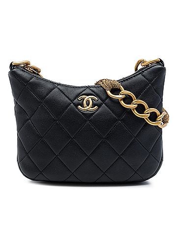 Chanel Paris Dakar Quilted Lambskin Mixed Chain Hobo (view 1)