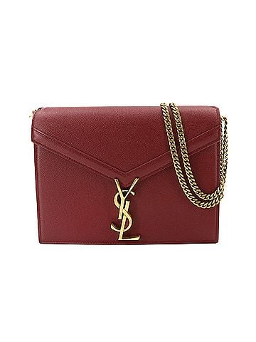 Saint Laurent Saint Laurent Cassandre Envelope Chain Shoulder Handbag, Leather, Red, 532750, Gold Hardware (view 1)