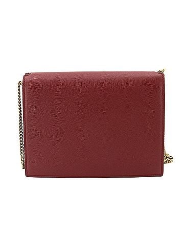 Saint Laurent Saint Laurent Cassandre Envelope Chain Shoulder Handbag, Leather, Red, 532750, Gold Hardware (view 2)