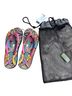 Sakroots Graphic Multi Color Flip Flops Size 6 - photo 1