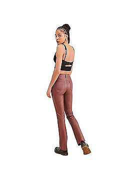 Anthropologie The Ya-Ya Vegan Leather Pant Casual Pants (view 2)