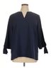 Chico's 100% Polyester Blue Chico's 3/4 Sleeve Blouse Size XL - photo 1