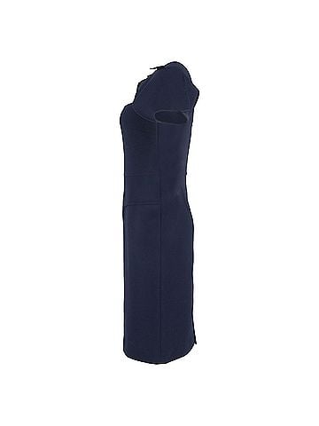 Roland Mouret Roland Mouret The Biltmore Dress in Navy Blue Wool (view 2)