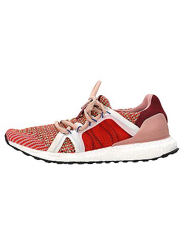 Stella McCartney Adidas by Stella McCartney Ultraboost S Knitted Trainers in Red Polyester (view 2)