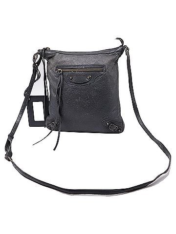 Balenciaga Balenciaga Motocross Flat Crossbody Bag in Grey Leather (view 1)