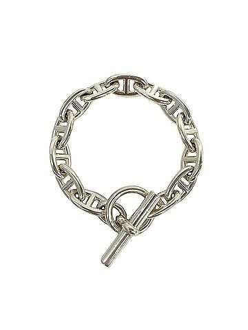 Hermès HERMES Chaine d'Ancre GM 13-link bracelet, sterling silver 925, men's accessory, silver, 94327 (view 1)
