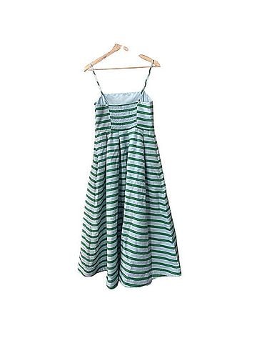 English Factory Pleated Stripe Midi Dress Casual Dress (view 2)