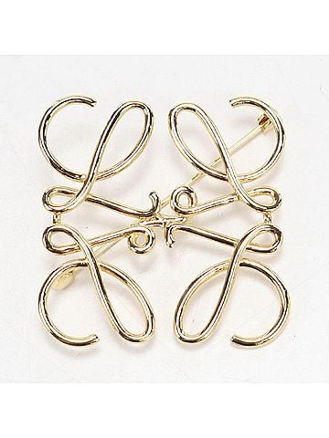 Loewe LOEWE Brooch 111.25.020 Anagram Women's Gold (view 2)