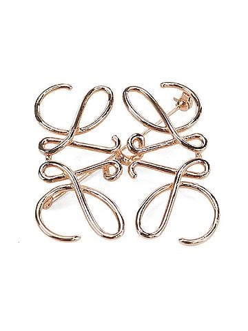 Loewe LOEWE Brooch 111.27.027 Anagram Women's Gold (view 1)