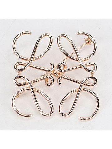 Loewe LOEWE Brooch 111.27.027 Anagram Women's Gold (view 2)