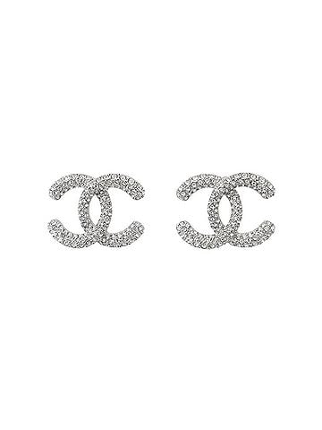 Chanel Chanel earrings, Coco Mark rhinestone, ABH770 C25 A CHANEL (view 1)