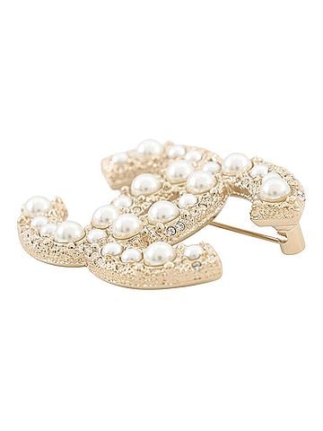 Chanel Chanel Brooch, Coco Mark, Faux Pearl, F26 V, CHANEL, Chanel, Women's, CHANEL BROACH (view 2)