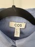 Cos Blue Button-Down Shirt Size 6 - photo 3