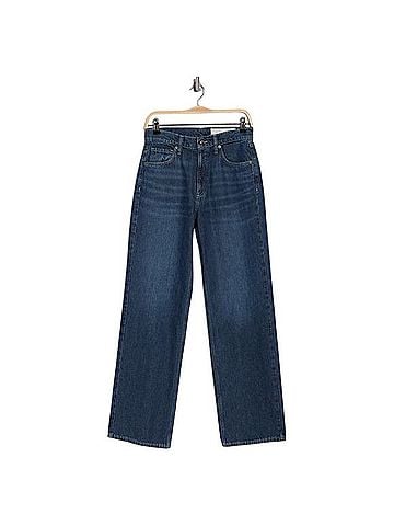 Rag & Bone Shannon High-Rise Relaxed Straight Leg Full Length Jeans (view 1)