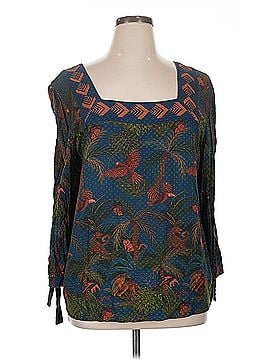 FARM Rio for Anthropologie Farm Rio For Anthropologie 3/4 Sleeve Blouse (view 1)