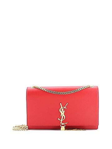 Saint Laurent Classic Monogram Tassel Crossbody Bag Leather Medium (view 1)
