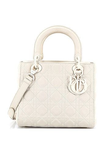 Christian Dior Ultra Matte Lady Dior Bag Cannage Quilt Calfskin Medium (view 1)