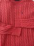 Polo by Ralph Lauren Red Wool Pullover Sweater Size L - photo 3