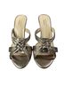 Talbots 100% Leather Solid Gold Heels Size 9 1/2 - photo 3