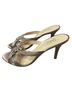 Talbots 100% Leather Solid Gold Heels Size 9 1/2 - photo 4
