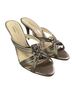 Talbots 100% Leather Solid Gold Heels Size 9 1/2 - photo 1