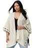 Torrid Ivory Open-Knit Poncho Shrug - photo 1