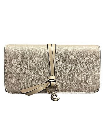 Chloé Chloé Chloe CHC21WP942F57 Leather Alphabet Long Wallet for Women (view 1)