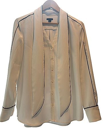 Ann Taylor Long Sleeve Blouse (view 1)