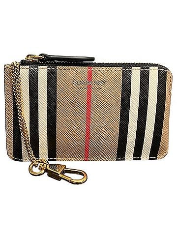 Burberry Burberry Icon Stripe PVC Wallet Coin Purse Unisex (view 1)