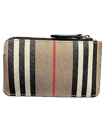 Burberry Burberry Icon Stripe PVC Wallet Coin Purse Unisex (view 2)