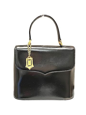 Yves Saint Laurent Yves Saint Laurent Vintage Black Leather Bag Handbag for Women (view 1)