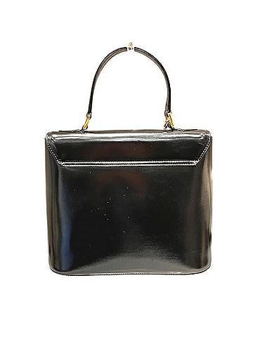 Yves Saint Laurent Yves Saint Laurent Vintage Black Leather Bag Handbag for Women (view 2)