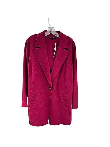 Talbots Classic Berry Wool Double Faced Flannel Coat Coat (view 1)