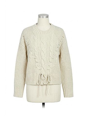 525 America Dakota Sweater in White (view 1)