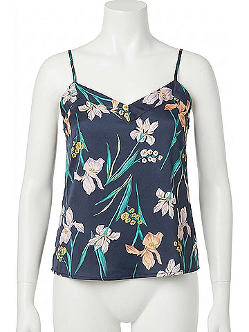 P.J. Salvage Loungewear Lily Forever Cami in Blue (view 1)