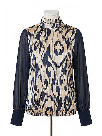 Spartina 449 Erinne Silk Blouse in Bascom Ikat (view 1)