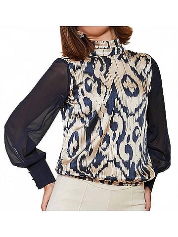 Spartina 449 Erinne Silk Blouse in Bascom Ikat (view 2)