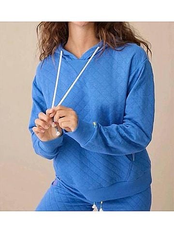 P.J. Salvage Electric Vibes Hoodie in Cobalt (view 2)