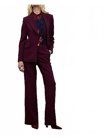 Iris Setlakwe Floral Print Button Down Blouse in Navy/Red (view 2)