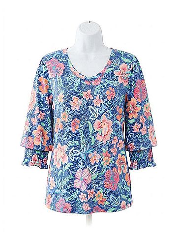 FDJ Neck Top in Multi (view 1)