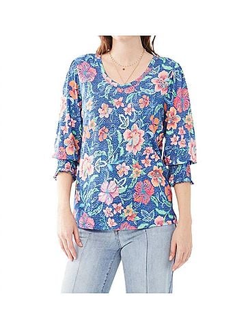 FDJ Neck Top in Multi (view 2)