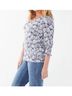 FDJ Blue Shell Etching Print Top in Multi Size L - photo 3