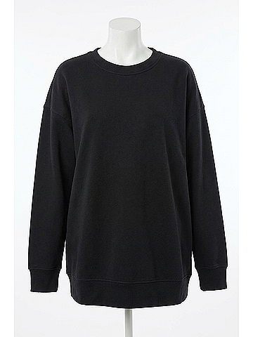 Lululemon Athletica Perfectly Oversized Crew Sweatshirt in Black (view 1)