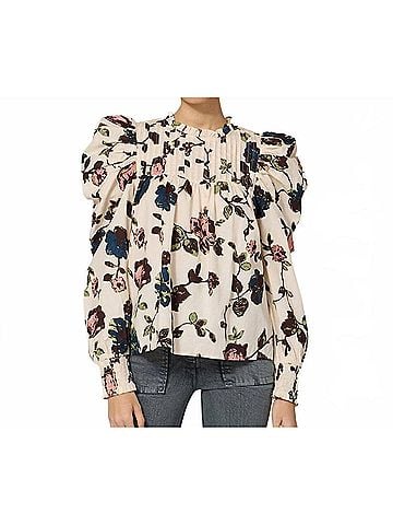 Cleobella Irina Blouse in Jardin Print (view 2)