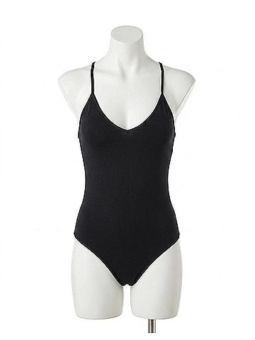 Nikibiki Women's Tie Back Bodysuit in Black (view 1)