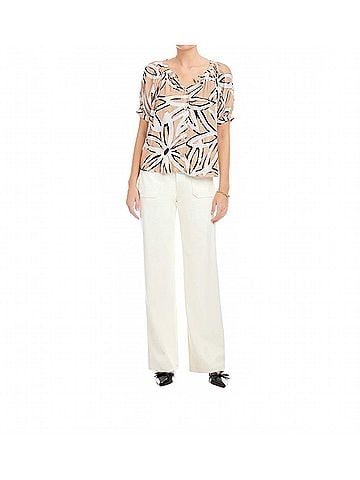 Fifteen Twenty Sam Short Sleeve Button Up Top in Print (view 2)