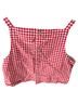 Gap Checkered-gingham Red White Sleeveless Top Size S - photo 2