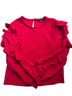 Clother Red Long Sleeve Blouse Size S - photo 1