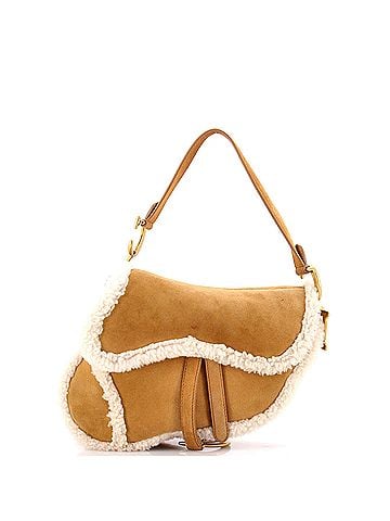 Christian Dior Saddle Bag Shearling Medium (view 1)